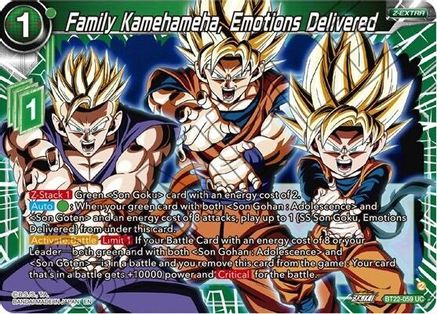 Family Kamehameha, Emotions Delivered (BT22-059) - Critical Blow