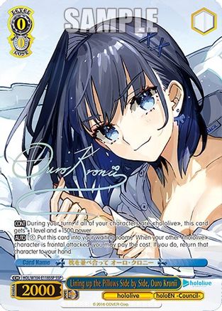 Lining up the Pillows Side by Side, Ouro Kronii (SSP) (HOL/W104-E118SSP SSP) - hololive production Vol.2
