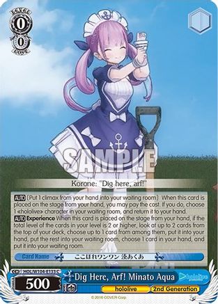 Dig Here, Arf! Minato Aqua (HOL/W104-E133 C) - hololive production Vol.2