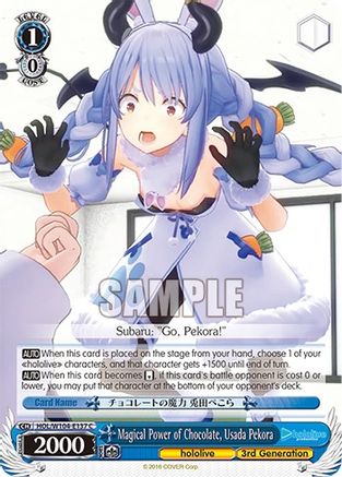 Magical Power of Chocolate, Usada Pekora (HOL/W104-E137 C) - hololive production Vol.2