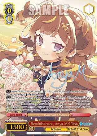 Reminiscence, Anya Melfissa (SSP) (HOL/W104-E078S SSP) - hololive production Vol.2