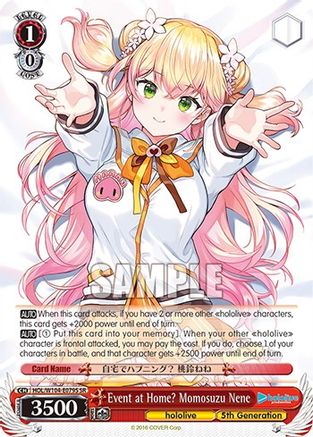 Event at Home? Momosuzu Nene (SR) (HOL/W104-E079S SR) - hololive production Vol.2