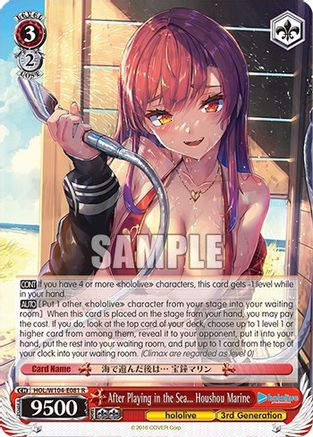 After Playing in the Sea... Houshou Marine (HOL/W104-E081 R) - hololive production Vol.2
