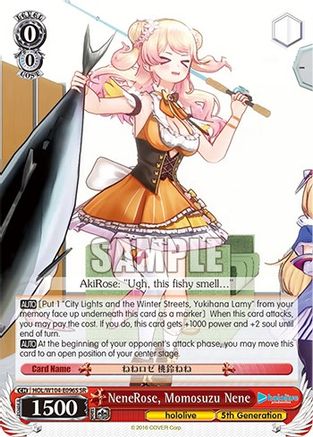 NeneRose, Momosuzu Nene (SR) (HOL/W104-E096S SR) - hololive production Vol.2