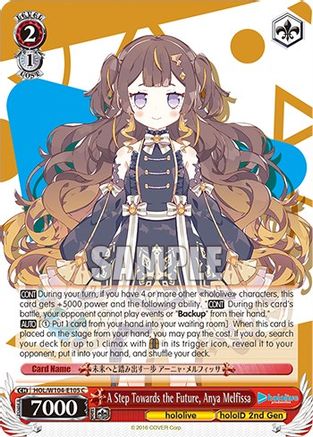 A Step Towards the Future, Anya Melfissa (HOL/W104-E105 C) - hololive production Vol.2
