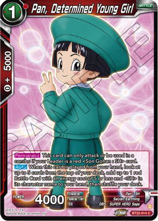 Pan, Determined Young Girl (BT22-014) - Critical Blow Foil