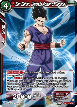 Son Gohan, Ultimate Power of Legend (BT22-010) - Critical Blow