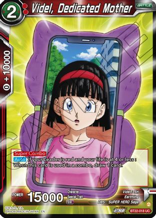 Videl, Dedicated Mother (BT22-018) - Critical Blow