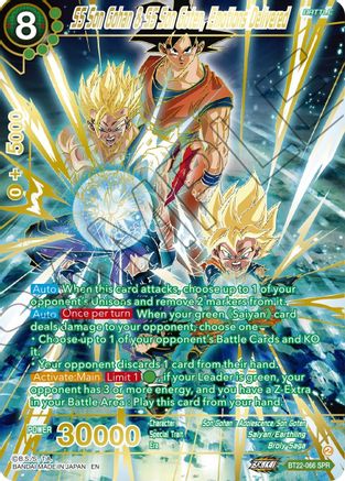 SS Son Gohan & SS Son Goten, Emotions Delivered (SPR) (BT22-066) - Critical Blow Foil