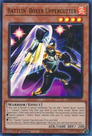 Battlin' Boxer Uppercutter (LD10-EN032) - Legendary Duelists: Soulburning Volcano 1st Edition