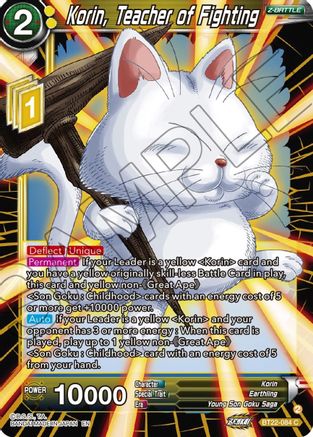 Korin, Teacher of Fighting (BT22-084) - Critical Blow Foil