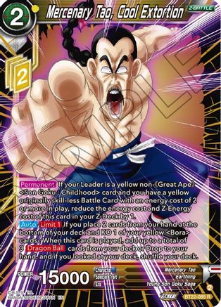 Mercenary Tao, Cool Extortion (BT22-085) - Critical Blow Foil