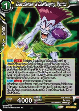 Draculaman, a Challenging Warrior (BT22-101) - Critical Blow