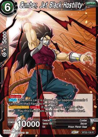 Cumber, Jet Black Hostility (BT22-130) - Critical Blow