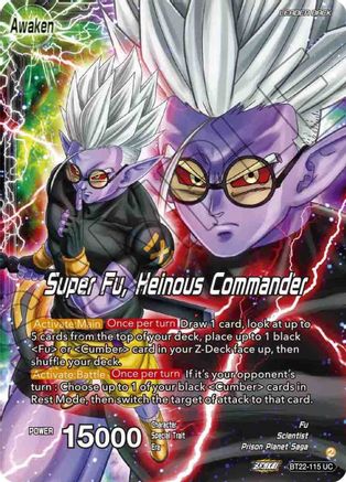 Fu // Super Fu, Heinous Commander (BT22-115) - Critical Blow