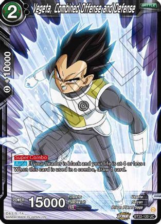 Vegeta, Combined Offense and Defense (BT22-120) - Critical Blow