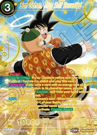 Son Gohan, True Self Revealed (SPR) (BT22-092) - Critical Blow Foil