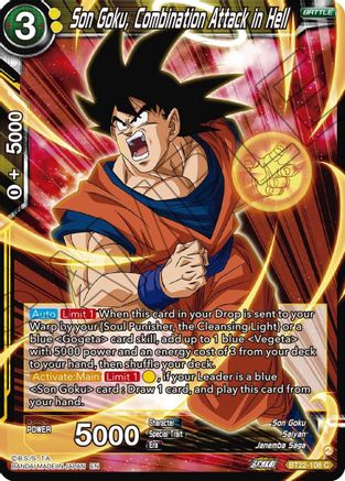 Son Goku, Combination Attack in Hell (BT22-108) - Critical Blow