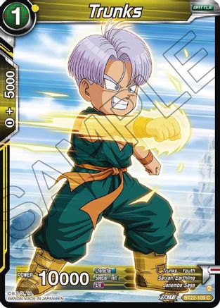 Trunks (BT22-109) - Critical Blow Foil