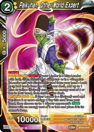 Paikuhan, Other World Expert (BT22-110) - Critical Blow