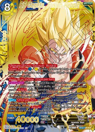 SS Gogeta, Fusion Reborn (BT22-140) - Critical Blow Foil
