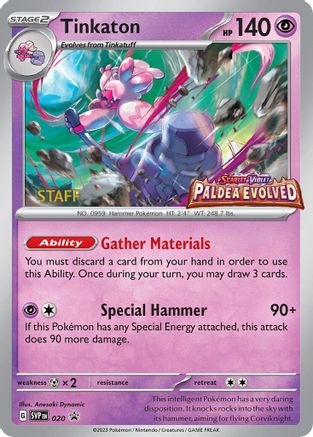 Tinkaton 020 - Holofoil SV Scarlet & Violet Promo Cards - Promo