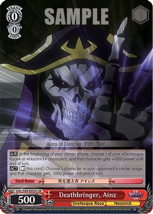 Deathbringer, Ainz (SR) (OVL/S99-E055S SR) - Nazarick: Tomb of the Undead Vol.2
