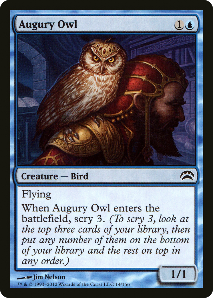 Augury Owl (PC2-014) - Planechase 2012 Foil