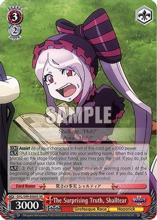 The Surprising Truth, Shalltear (SR) (OVL/S99-E060S SR) - Nazarick: Tomb of the Undead Vol.2