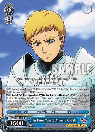 In Pure White Armor, Climb (OVL/S99-E089 C) - Nazarick: Tomb of the Undead Vol.2