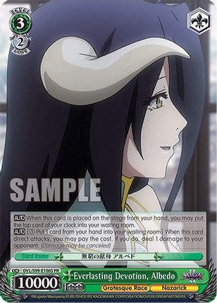 Everlasting Devotion, Albedo (Foil) (OVL/S99-E106S PR) - Nazarick: Tomb of the Undead Vol.2