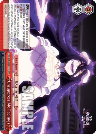 Unsuppressible Feelings (RRR) (OVL/S99-E073R RRR) - Nazarick: Tomb of the Undead Vol.2