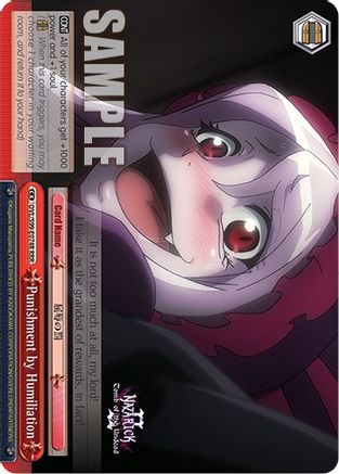 Punishment by Humiliation (RRR) (OVL/S99-E074R RRR) - Nazarick: Tomb of the Undead Vol.2