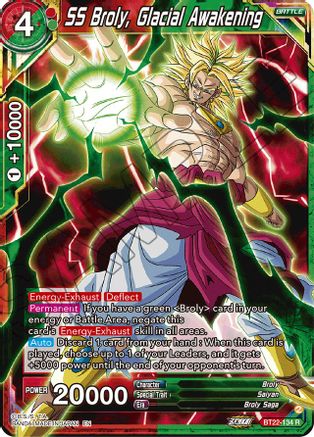 SS Broly, Glacial Awakening (BT22-134) - Critical Blow Foil