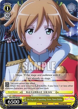 On Top of a Speeding Train, Nana Daiba (RSL/S98-E016 C) - Revue Starlight The Movie