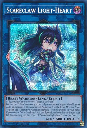 Scareclaw Light-Heart (MP23-EN136) - 25th Anniversary Tin: Dueling Heroes Mega Pack 1st Edition
