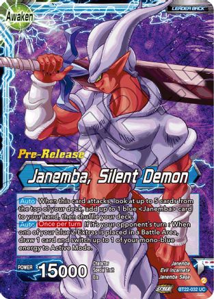 Janemba // Janemba, Silent Demon (BT22-032) - Critical Blow PreRelease Cards Foil