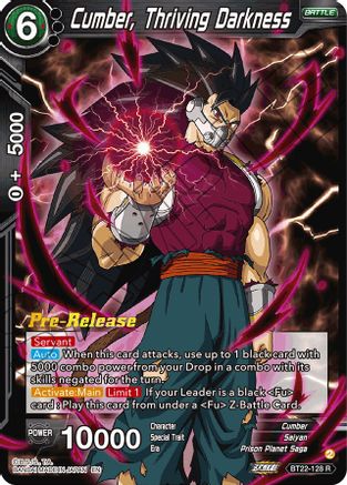 Cumber, Thriving Darkness (BT22-128) - Critical Blow PreRelease Cards Foil