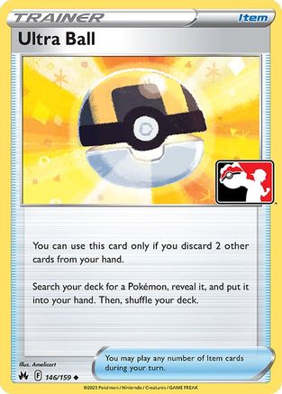 Ultra Ball 146/159 - Holofoil Prize Pack Series Cards - Uncommon