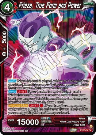 Frieza, True Form and Power (EX23-04) - Expansion Deck Box Set 23 Premium Anniversary Box 2023 Foil