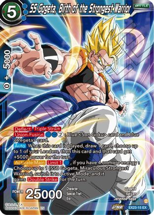SS Gogeta, Birth of the Strongest Warrior (EX23-15) - Expansion Deck Box Set 23 Premium Anniversary Box 2023 Foil