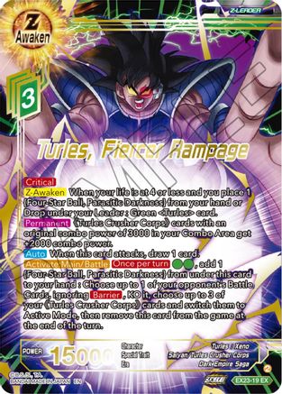 Turles, Fiercer Rampage (EX23-19) - Expansion Deck Box Set 23 Premium Anniversary Box 2023 Foil