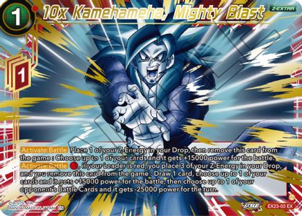 10x Kamehameha, Mighty Blast (EX23-03) - Expansion Deck Box Set 23 Premium Anniversary Box 2023 Foil