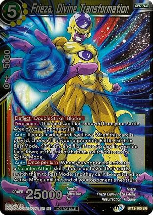 Frieza, Divine Transformation (Championship Selection Pack 2023 Vol.3) (BT12-100) - Tournament Promotion Cards Foil