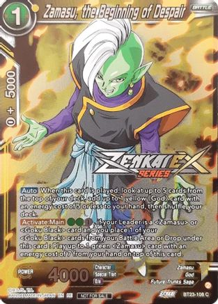 Zamasu, the Beginning of Despair (Event Pack 13) - Tournament Promotion Cards Foil