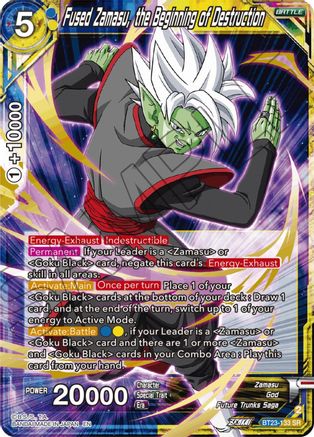 Fused Zamasu, the Beginning of Destruction (BT23-133) - Perfect Combination Foil