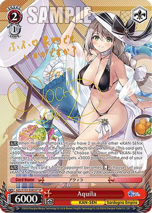 Aquila (SP) (Gold Signature) (AZL/S102-E085SP SP) - Azur Lane