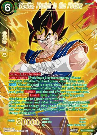 Vegito, Fusion in the Future (SPR) (BT23-085) - Perfect Combination Foil