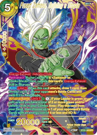 Fused Zamasu, Building a Utopia (SPR) (BT23-136) - Perfect Combination Foil