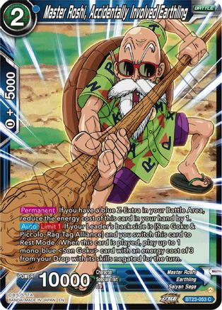 Master Roshi, Accidentally Involved Earthling (BT23-053) - Perfect Combination